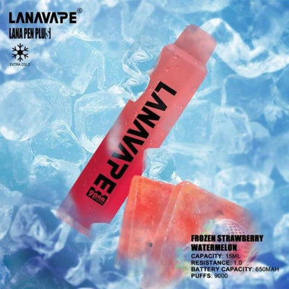 SGVape-LANA-PEN-PLUS-9000-FROZEN-STRAWBERRY-WATERMELON-SG-Vape-Party
